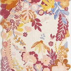 Bloomform Floral Mosaic Wool Rug – Multicolour Hand-Tufted Carpet