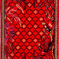 Crimson Garden Royale Hand-Tufted Oriental Floral Luxe Rug