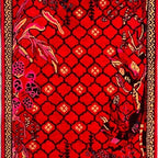 Crimson Garden Royale Hand-Tufted Oriental Floral Luxe Rug