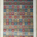 Classic Luxury Hand-Knotted Lori Wool Rug – Grey Multi-Color Interior Design Carpet