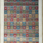 Classic Luxury Hand-Knotted Lori Wool Rug – Grey Multi-Color Interior Design Carpet
