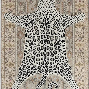 Octivia Leopard Hand Tufted Wool Rug