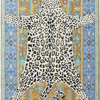 Octivia Leopard Hand Tufted Wool Rug