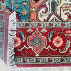 Elegant Hand-Knotted Serapi Rug in Classic Traditional Persian Vintage Style