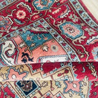 Elegant Hand-Knotted Serapi Rug in Classic Traditional Persian Vintage Style