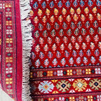 Premium Hand-Knotted Serapi Carpet – Traditional Red Wool Persian Rug