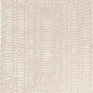 Blush Scallop Hand-Tufted Rug – Modern Luxury Carpet