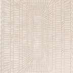 Blush Scallop Hand-Tufted Rug – Modern Luxury Carpet