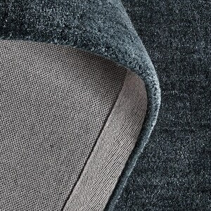 Indigo Elegance Hand Tufted Wool Rug – Modern Area Carpet