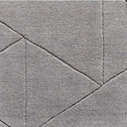 Premium Hand Tufted Geometric Wool Rug – Modern Area Carpet