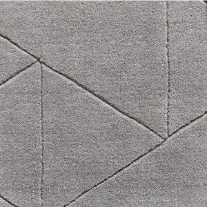 Premium Hand Tufted Geometric Wool Rug – Modern Area Carpet