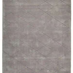 Premium Hand Tufted Geometric Wool Rug – Modern Area Carpet