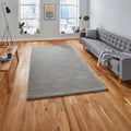 Premium Hand Tufted Geometric Wool Rug – Modern Area Carpet