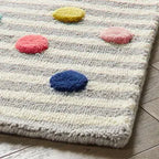 Colorful Sprinkles Kids Hand-Tufted Wool Area Rug