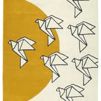 Rissa Modern Aesthetic Hand-Tufted Colorful Wool Area Rug