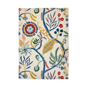 Elegant Multicolor Floral Pattern Hand-Tufted Wool Rug