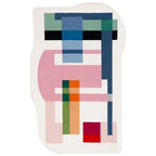 Modern Abstract Geometric Hand-Tufted Area Rug