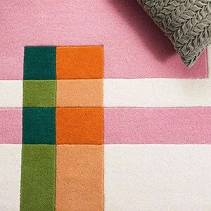 Modern Abstract Geometric Hand-Tufted Area Rug