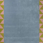 Geometric Border Hand-Tufted Rug
