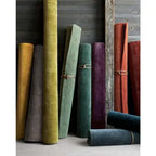 Dark Brown Plain Tufted Woolen Floor Carpet