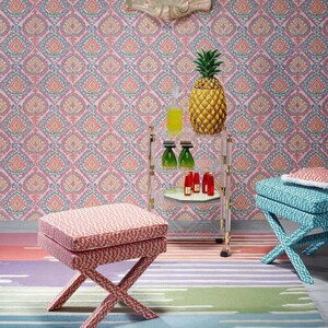 Modern Multicolor Hand-Tufted Wool Area Rug