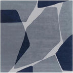 Glacier Flow – Modern Abstract Hand-Tufted Wool Rug