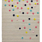 Colorful Sprinkles Kids Hand-Tufted Wool Area Rug