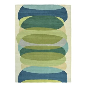 Ocean Strata – Modern Abstract Hand-Tufted Wool Rug