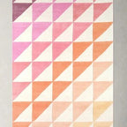 Sunset Prism – Modern Geometric Hand-Tufted Wool Rug