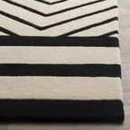 Modern Hand-Tufted Geometric Multicolor Carpet