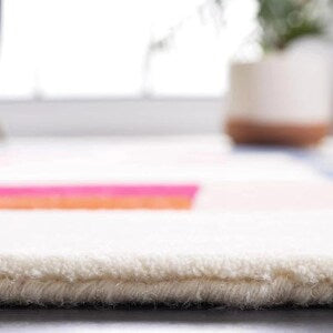 Modern Abstract Geometric Hand-Tufted Area Rug