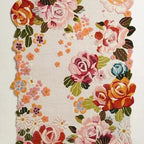 Multicolor Floral Irregular Hand-Tufted Rug