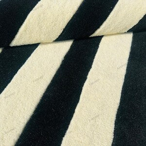 Modern Abstract Geometric Hand-Tufted Wool Rug