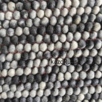 Ivory Mist Handwoven Pebble Wool Rug | Modern Textured Minimalist Area Carpet