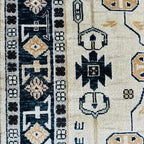 Modern Tribal Hand-Knotted Rug – Luxury Geometric Artisan Floor Covering