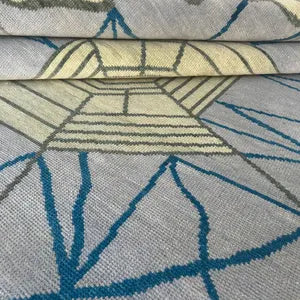 Grey Oushak Wool Rug – Hand-Knotted Vintage Turkish Floral Carpet