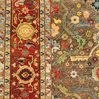 Hand Knotted Oushak Rug – Premium New Zealand Wool Vintage Carpet