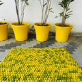 Citrus Garden Handmade Pebble Rug