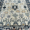 Modern Tribal Hand-Knotted Rug – Luxury Geometric Artisan Floor Covering