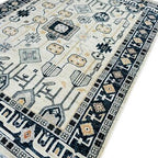 Modern Tribal Hand-Knotted Rug – Luxury Geometric Artisan Floor Covering