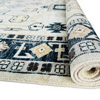 Modern Tribal Hand-Knotted Rug – Luxury Geometric Artisan Floor Covering