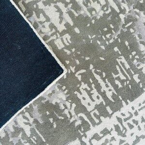 Premium Hand-Tufted Wool Rug with Beige & Blue Floral Design – Classic Stylish Area Rug