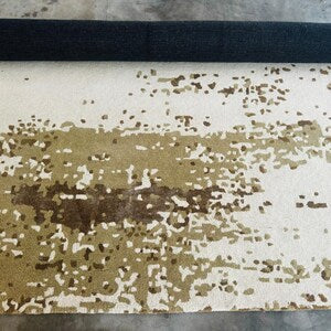 Luxury Hand-Tufted Wool Rug – Elegant Beige & Yellow Classic Floral Interior Carpet