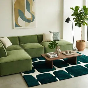 Moss Haven – Modern Hand Tufted Wool Area Rug