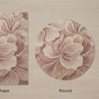 Rosé Bloom Hand Tufted Floral Rug