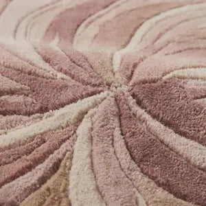 Rosé Bloom Hand Tufted Floral Rug