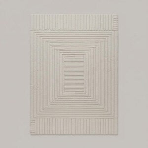 Hand Tufted Geometric Rug – Modern Minimalist Area Carpet