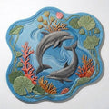 Ocean Dream 3D Dolphin Rug – Hand-Tufted Coral Reef Nursery Carpet