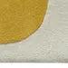 Luxury Hand-Tufted Wool Rug – Yellow & Beige Geometric Floral Area Rug for Modern Home Décor