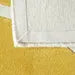 Luxury Hand-Tufted Wool Rug – Yellow & Beige Geometric Floral Area Rug for Modern Home Décor